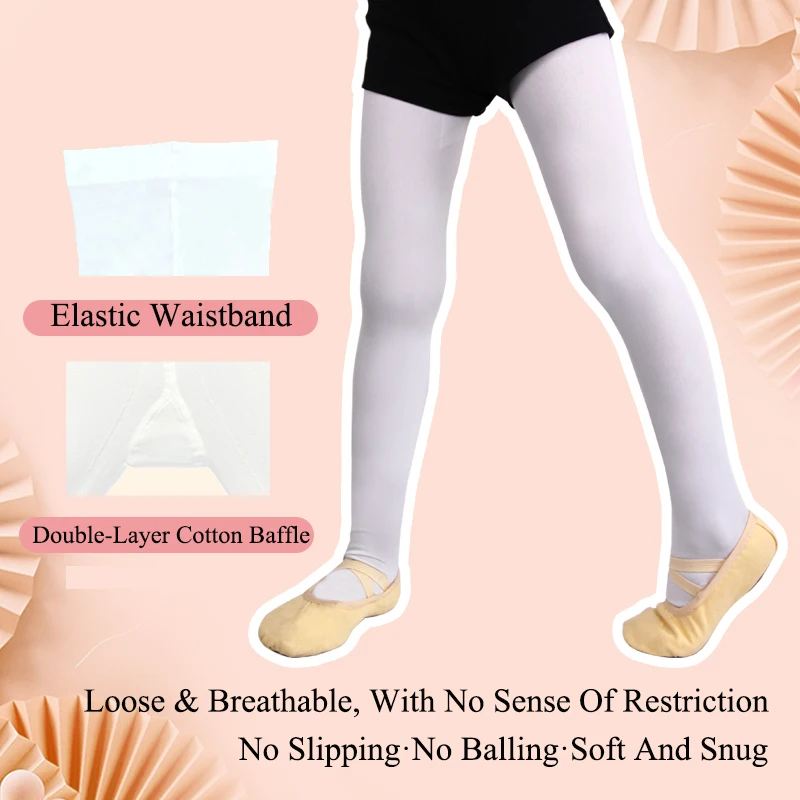 الفتيات الباليه الجوارب 800D 90D لينة الرقص الجوارب الرقص جوارب طويلة سلس الأبيض الباليه جوارب تنفس الجوارب #3