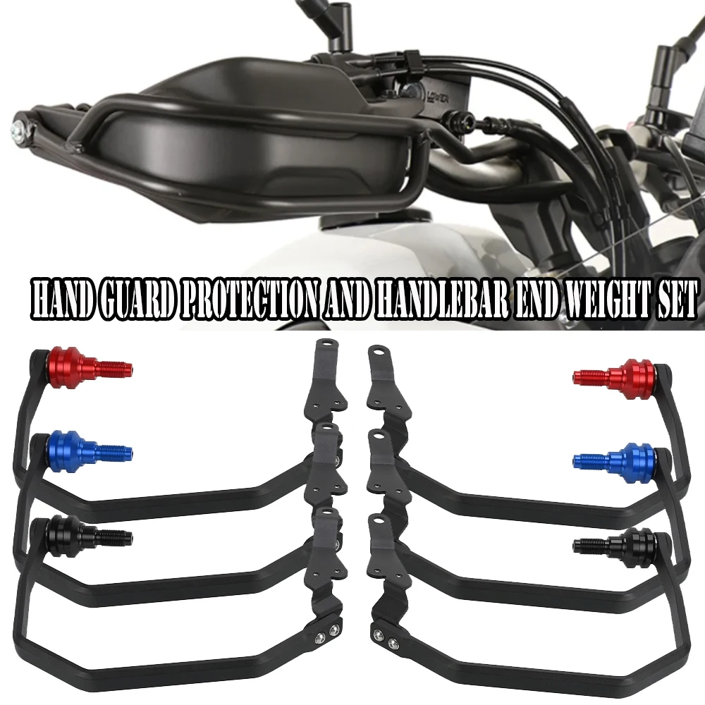 

For YAMAHA TENERE 700 XTZ TENERE700 Handlebar Guard Protection Bracket And Handlebar End Weight Set XTZ700 Rally 2019-2021 2022