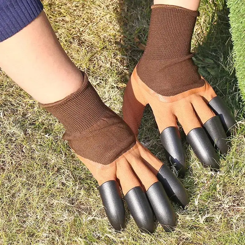 Gardening gloves Growing vegetables and flowers gloves Claw digging and weeding protective gloves