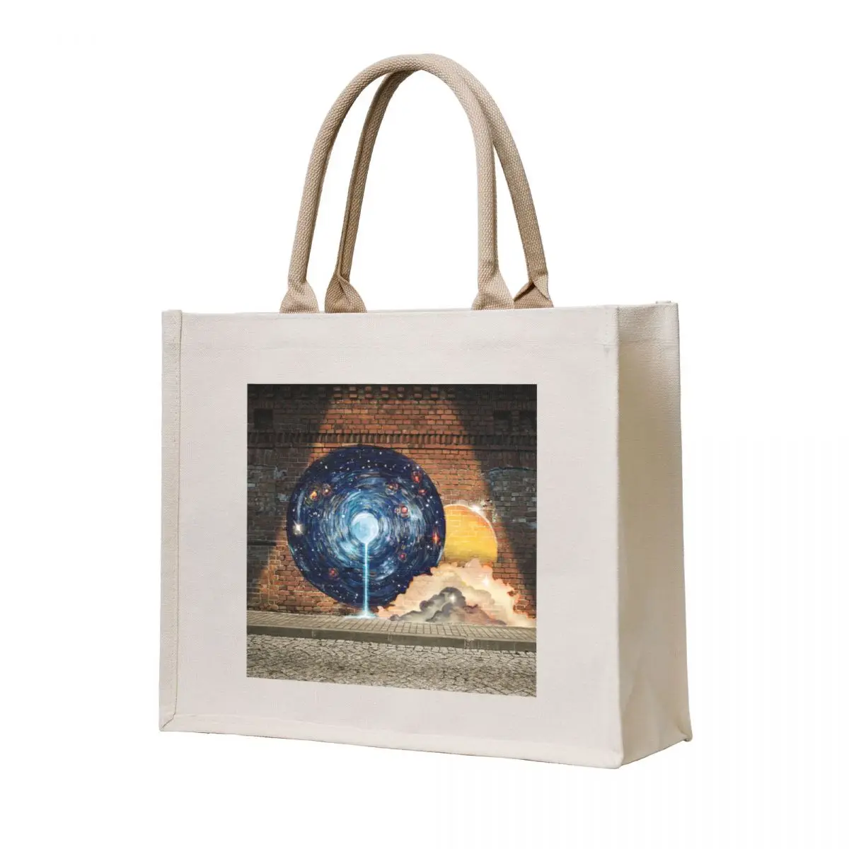 

Sunshine and Moonbeam Tote Bag reusable grocery bags canvas tote Shopper bag
