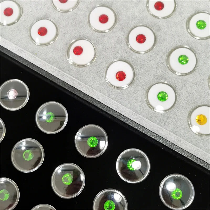 صينية عرض المجوهرات المخملية مع 35 برطمانات جوهرة، علبة وسادة قابلة للفصل من الأكريليك الشفاف الماسي، منظم المقتنيات