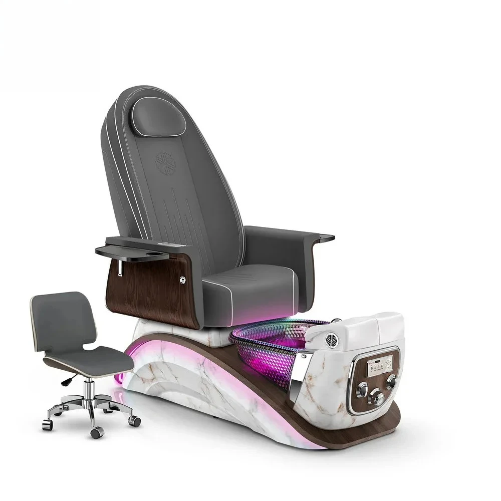 Beauty Manicure Nail Sofa Foot Bath Chair Pedicure Chairs with Electric Back Massage Salon SPA Foot Massage Furniture