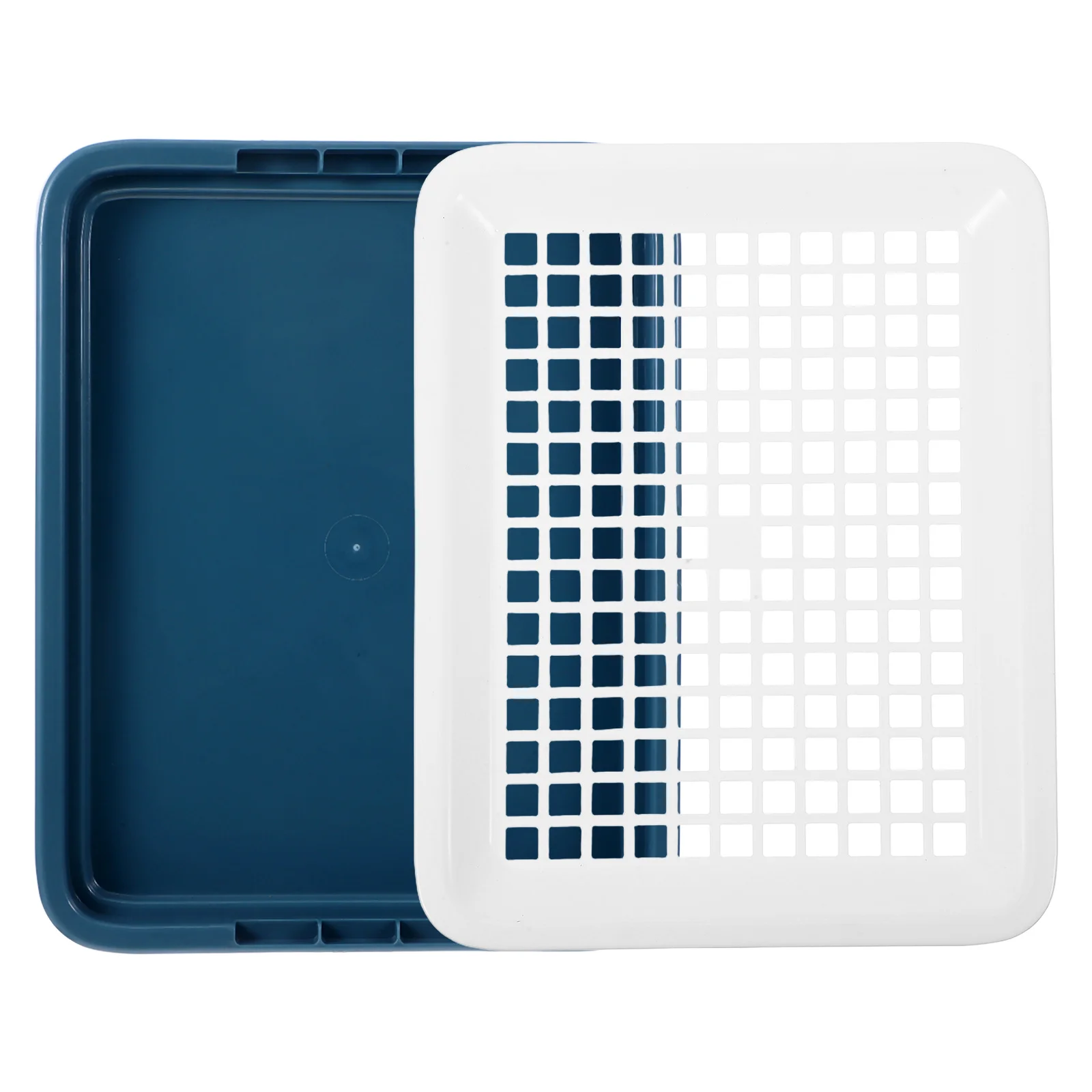 

Rabbit Litter Box Square Durable Plastic Small Animal Toilet Training Pan Cage Indoor Outdoor Guinea Pig Hamster Ferret