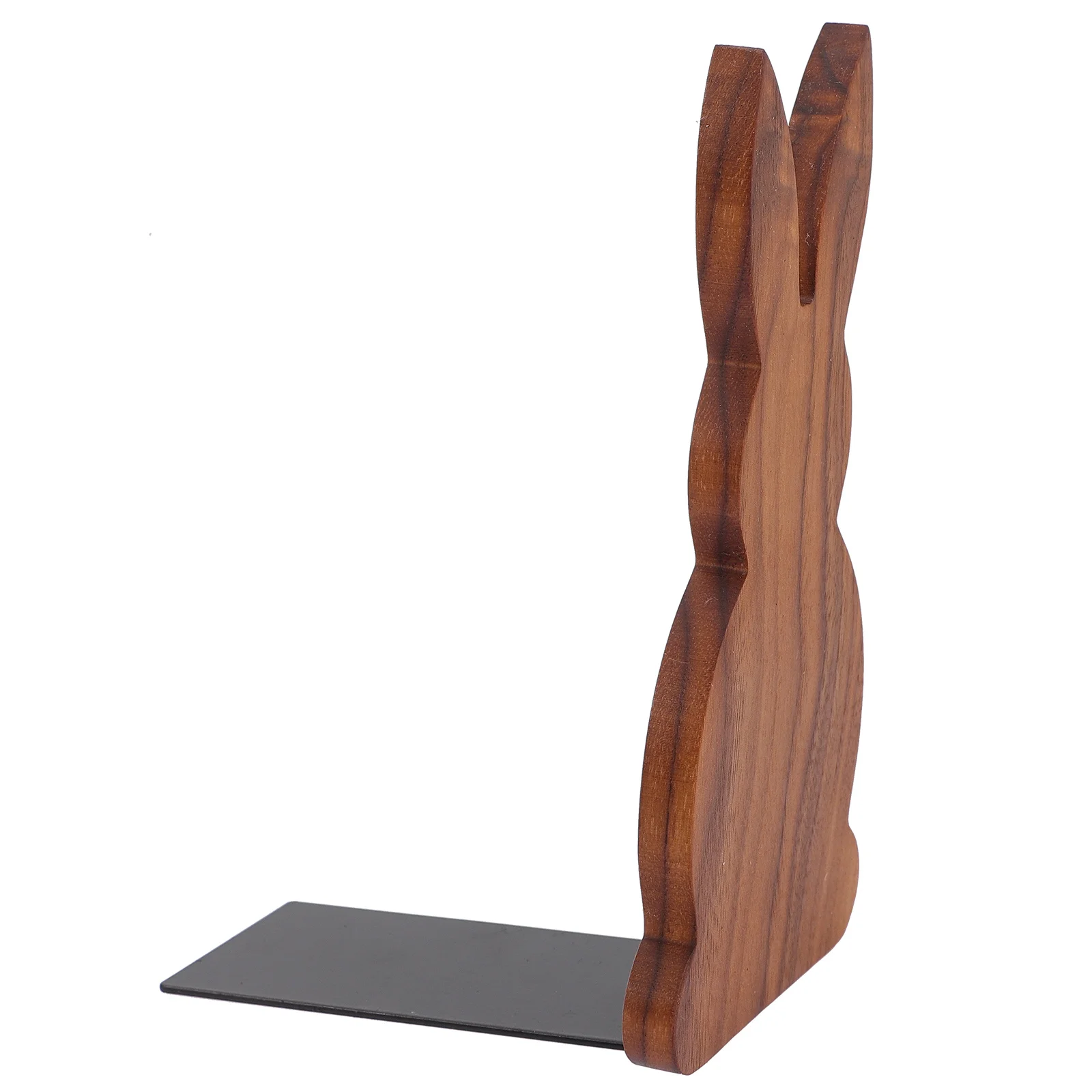 

Wooden Animal Bookend Rabbit Shape Anti Slip Desktop Shelf Book Stopper Decorative Book Ends Rabbit Bookends Shelf Bookends