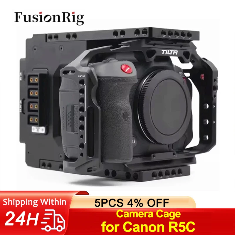 Модуль расширения FusionRig для камеры Canon R5C, совместимый с клеткой Tilta/Cage SmallRig
