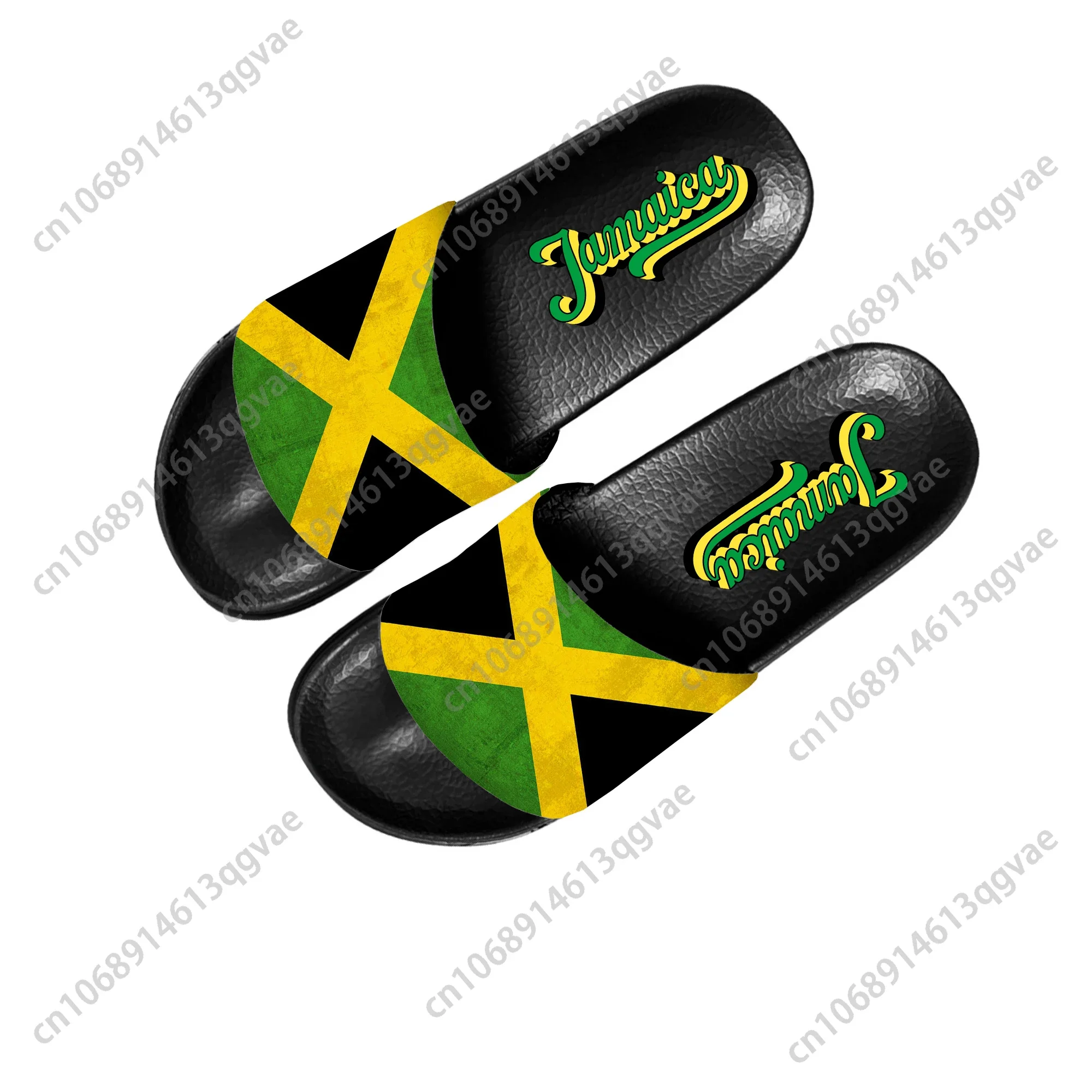 Jamaican Flag Slippers Home Customized Water Shoes Men Women Teenagers Bathroom Pool Sandals That Can Be Worn Outside