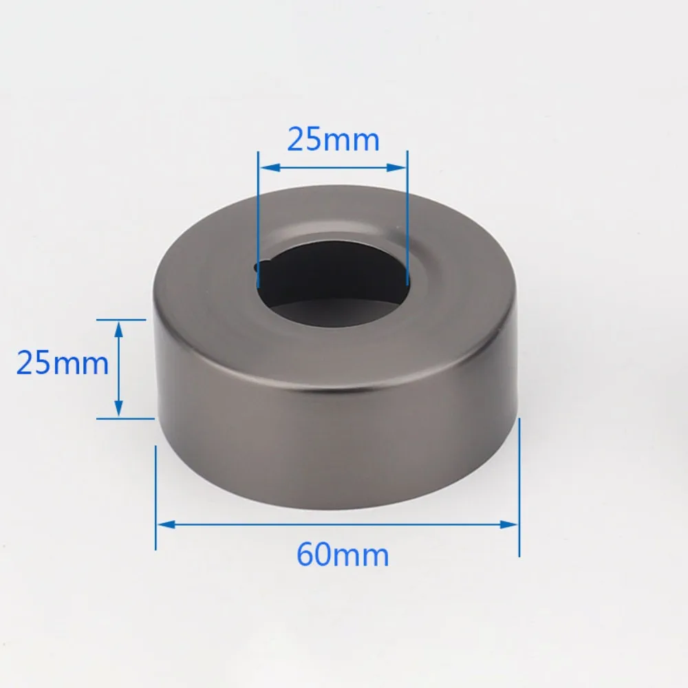 New Stainless Steel Shower Faucet Cover Grey Chrome Finish Shower Arm Flange Flange Cover Plate