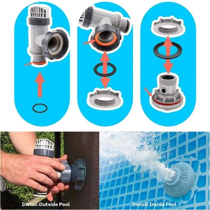 H8WB 2pcs 25076RP Rubber Washer O-Ring Hottub Pool Pump Replacement for Pool Plunger