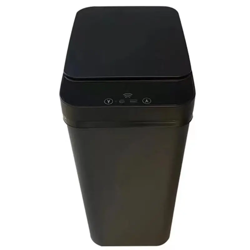 Bathroom Touchless Trash Can 12L Automatic Motion Sensor Rubbish Can Electric Garbage Bin For Kitchen, Living Room, RV