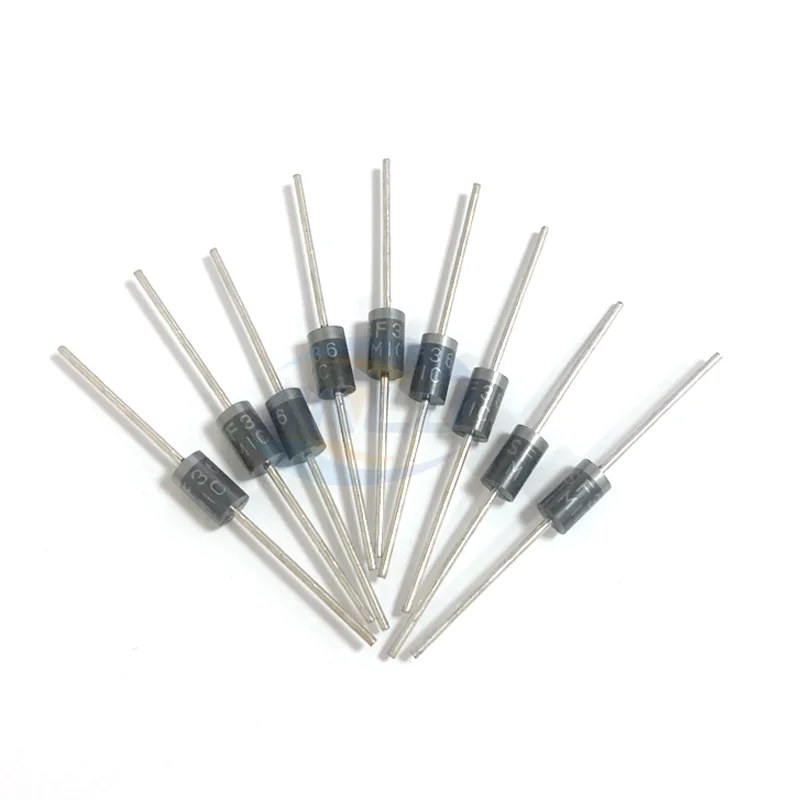 100pcs super fast recovery diode SF14 SF24 SF34 SF54 SF16 SF26 SF36 SF56 SF18 SF28 SF38 SF58 DIP 200V 400V 600V 1A 2A 3A 5A