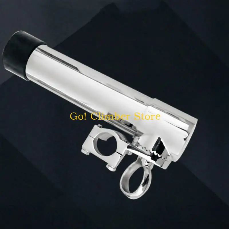Q84C Marine Rod Rest Holder With Grip Mount, Open Tube Access, 28 Frame Length, and Locking Joint Direction Control for Fishing