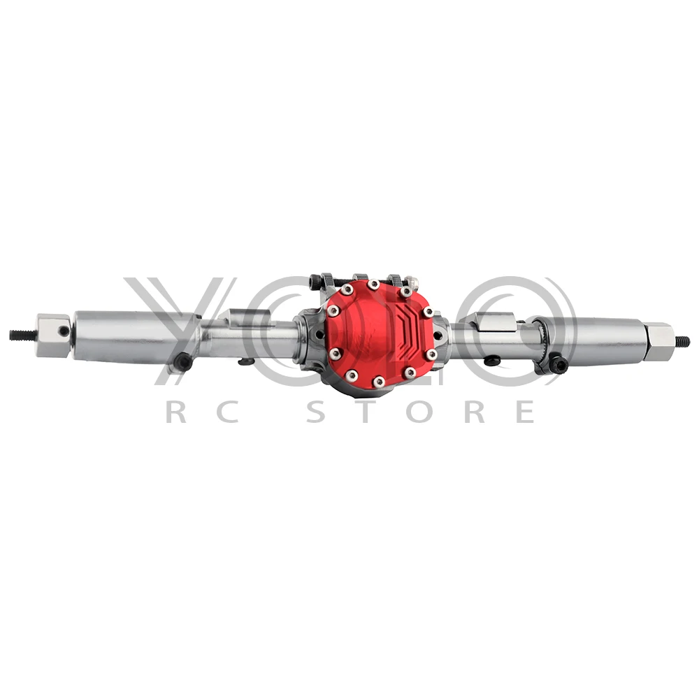 SCX10 II Aluminum Alloy CNC Straight Front Rear Axle 29T/8T for 1/10 RC Crawler Axial AR44 90047 90046 Kit Metal Upgrade Parts image 3
