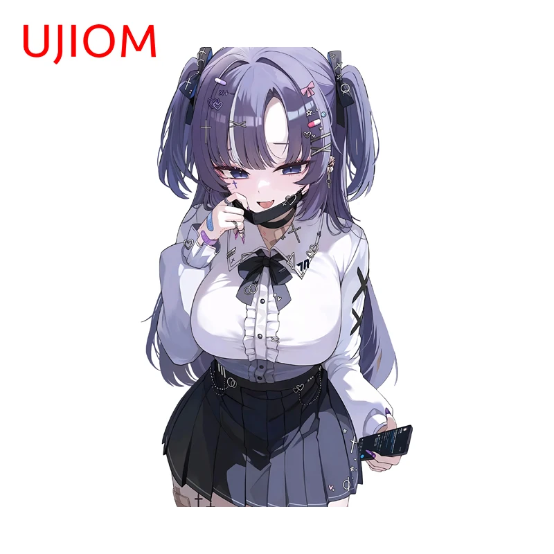 UJIOM Blue Archive Hayase Yuka Attractive Wall Sticker Trendy Premium Creative Waterproof PVC Decal Delicate Wallpapers