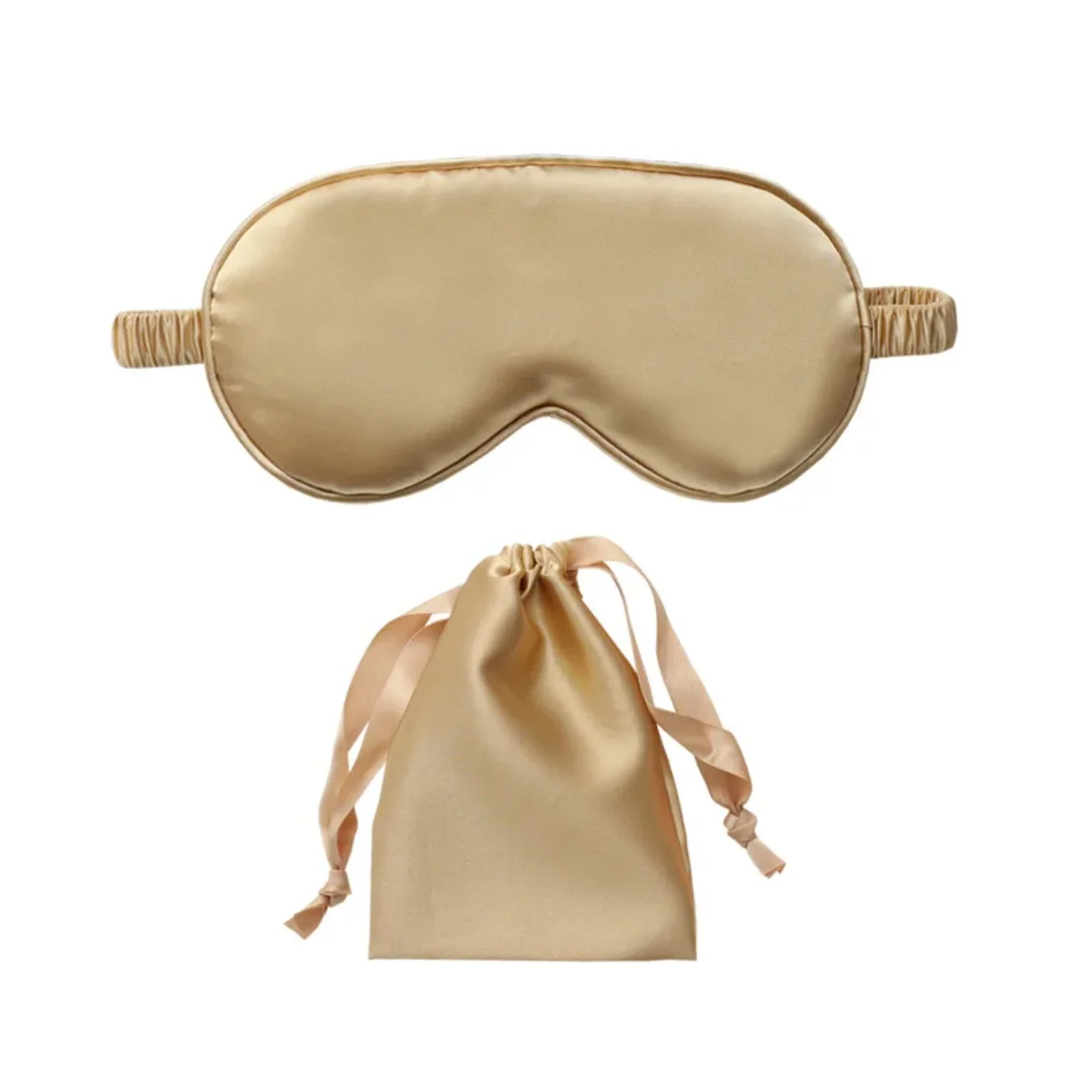 

Satin Travel Shading Eyepatch Sleep Eye Mask Lightweight Sleep Blindfold for Nap Restnightview Soft Elastic Strap Eyeshade
