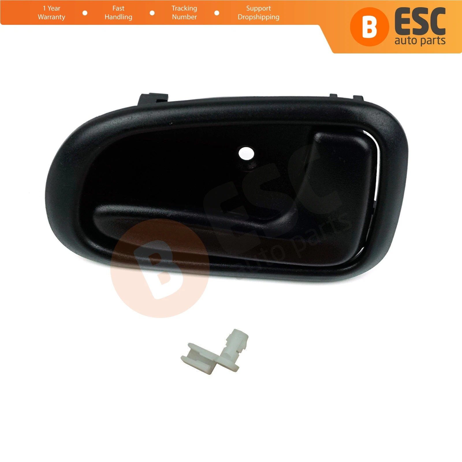 EDP1085-2 Inner Interior Door Opener Handle Black Front Rear Right 69205-12120/30 for Toyota Corolla MK8 AE110 AE111 1995-2002