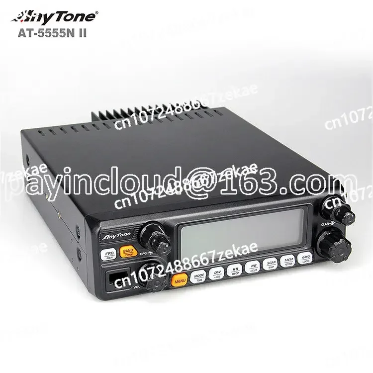 AnyTone 5555N II 60W SSB High Power CB Radio 27mhz with Long Range CB Radio 28.000-29.700MHz Vehicle Mounted Radio