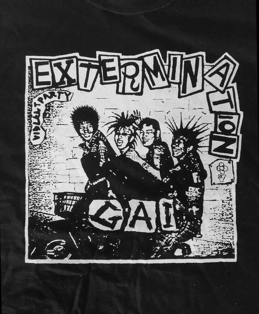 Gai Extermination Shirt Swankys Screaming Noise Confuse Gasmask (READ MESSAGE)