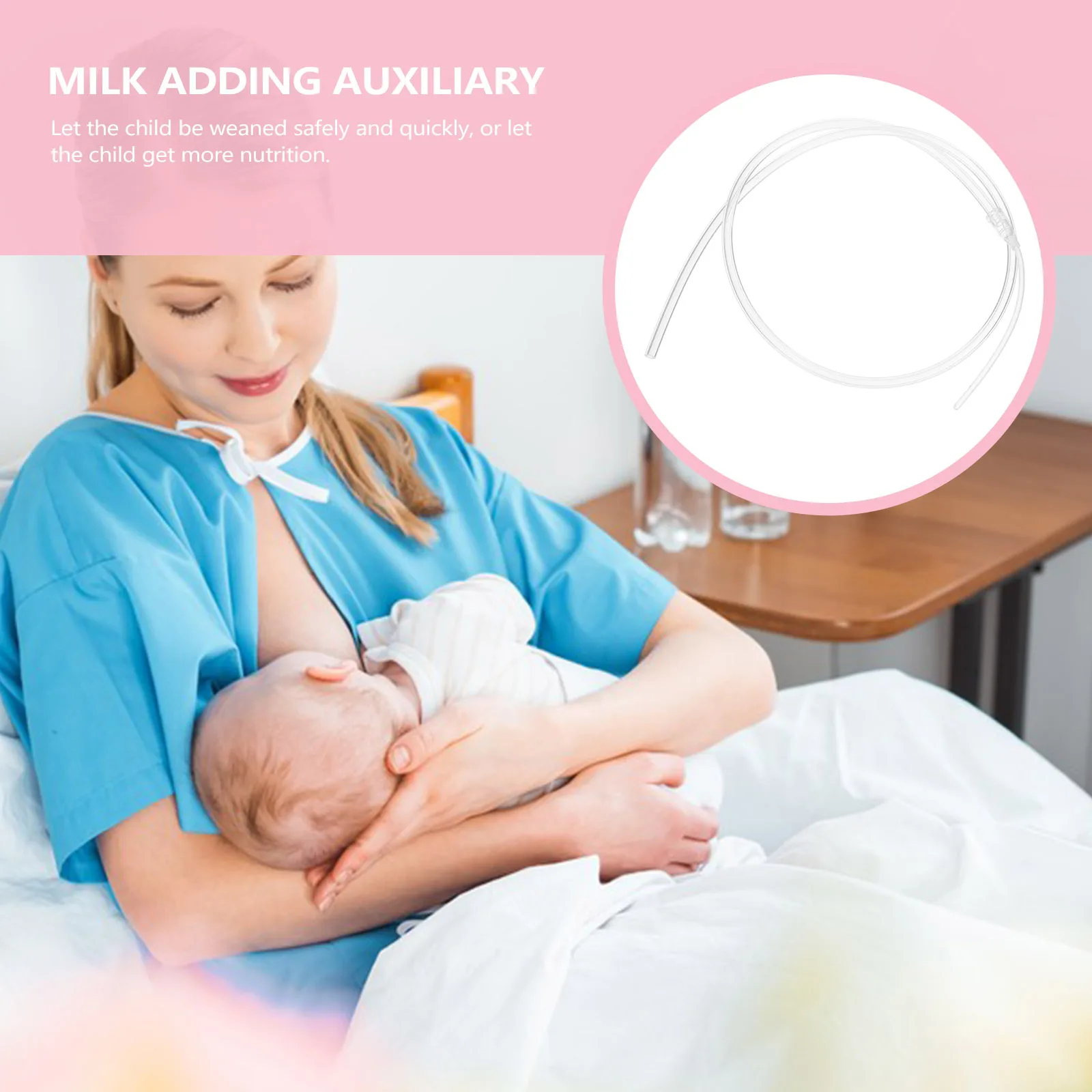 

2 Pcs Milk Aid Straws Babies Baby Feeder Bottles for Newborn Breastfed Infant Tube
