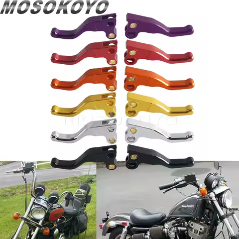 Motorcycle Clutch Handle Lever Brake Lever For Harley Dyna Low Rider FXDL FXDG FXDB Sportster 883 1000 1100 XLH XLX XR 1982-1995