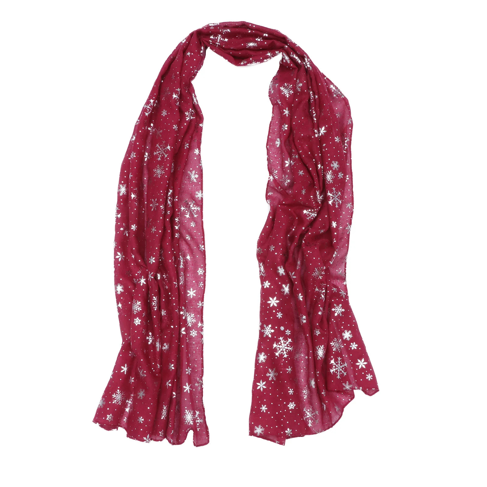 Christmas Scarf Neck Bathroom Decorations Hot Stamping Shawl Xmas Costume Decorate Delicate