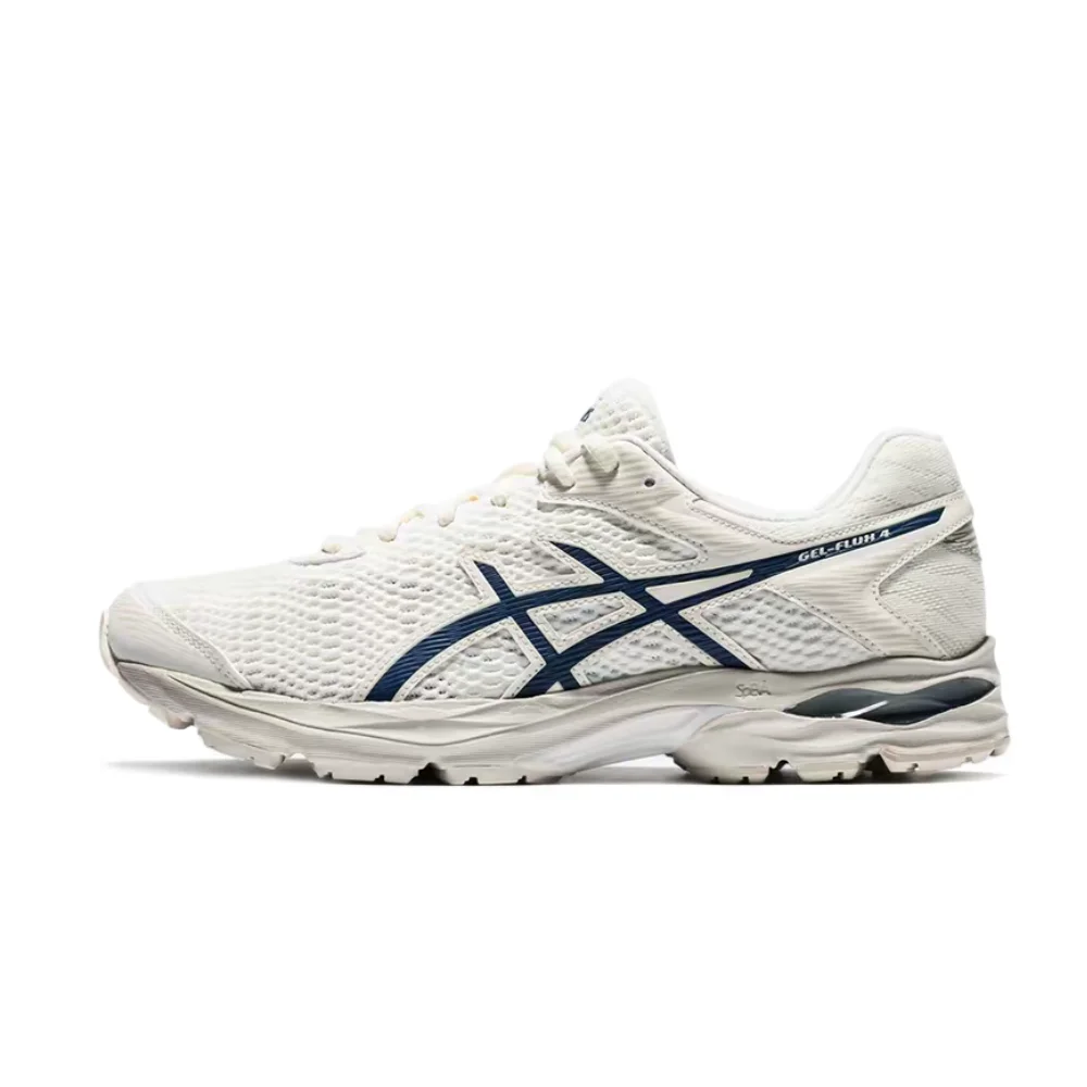 ASICS Gel-Flux 4 Men's Beige Low-Top Runners – Non-Slip Sole, Breathable Cushioning & Durable Everyday Comfort 1011A614-102