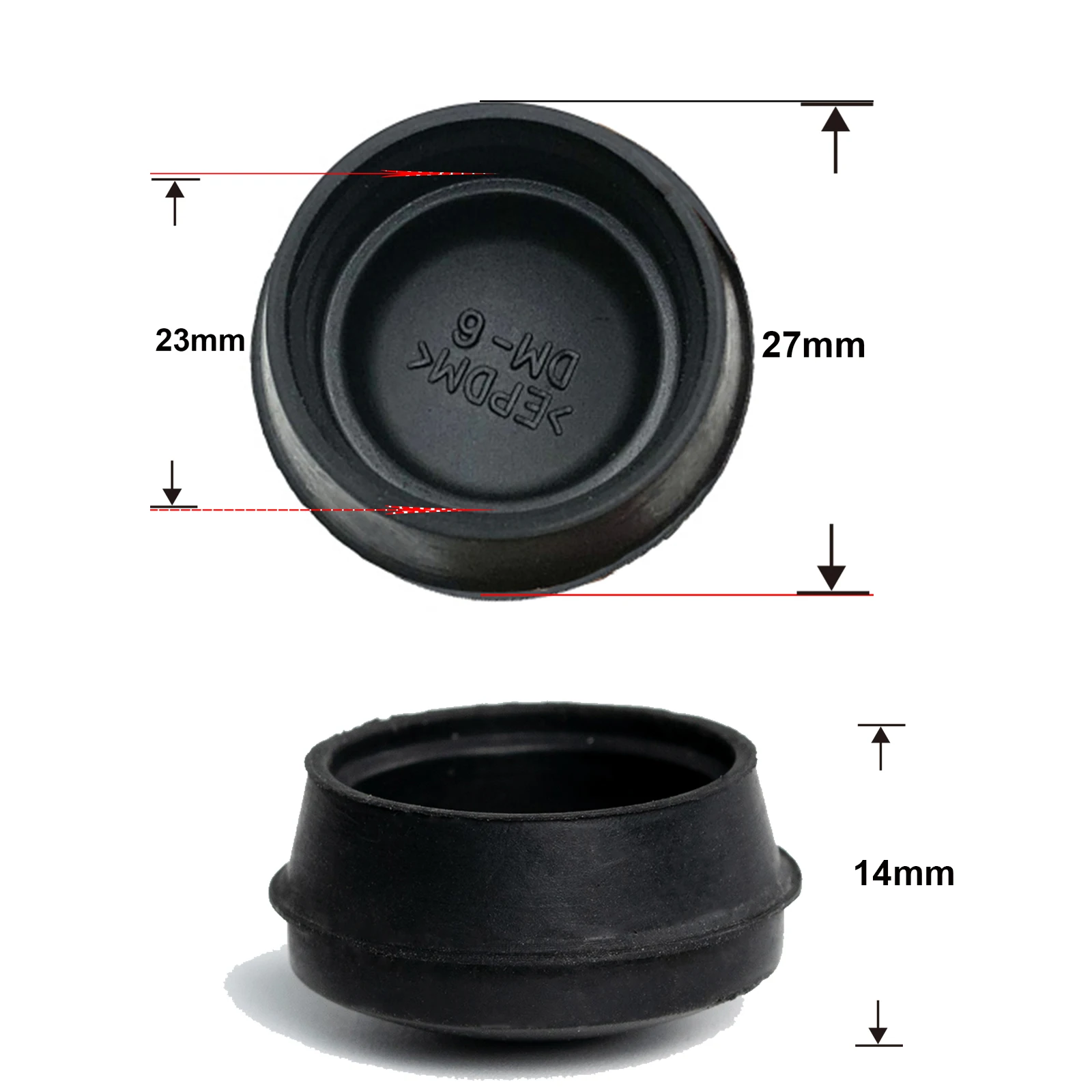 2Pcs 98380-4H050 Front Windshield Wiper Arm Nut Cap For Hyundai Grandeur Creta Elantra Veracruz ix55 Kona Santa Fe Accent Cover
