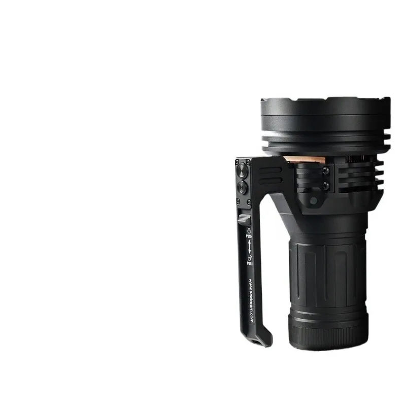 High-power flashlight, strong light charging, super LED outdoor super bright long-distance shooting mountaineering patrol light