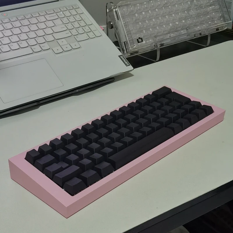 Geekark bob keycap conjunto personalizado tema preto teclado mecânico acessório tampas chave pbt 40% cereja peofile artesanato gaming keycaps