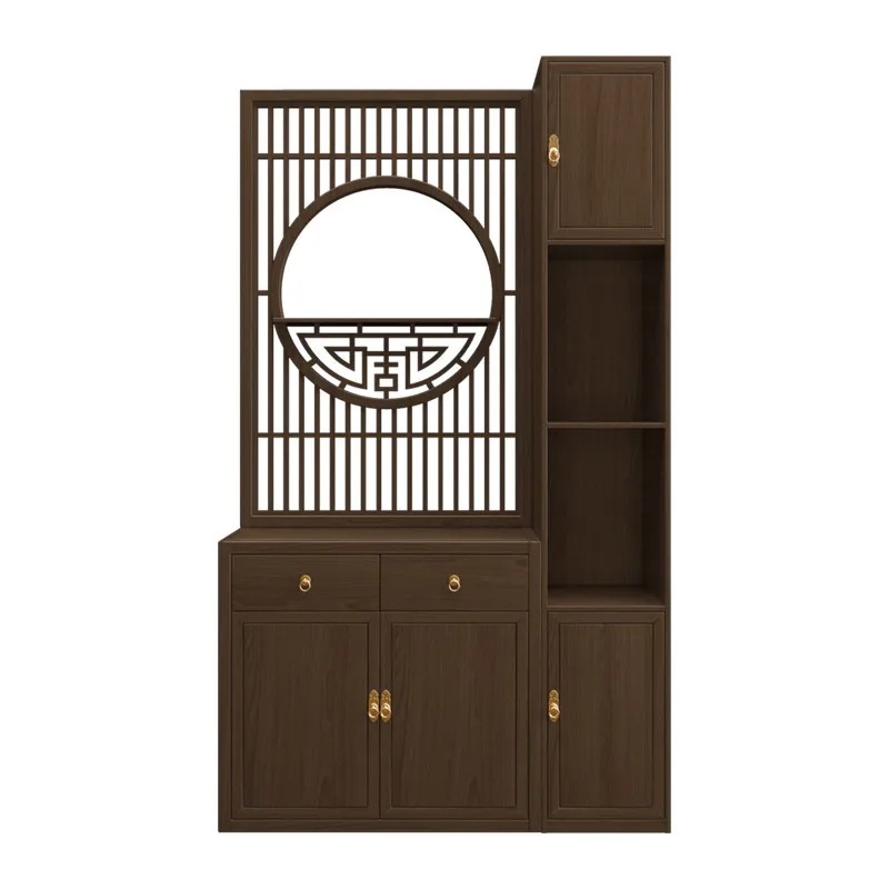 Storage Cabinet Solid Wood Living Room Easy Assembly Sturdy Durable Stable Construction Space Saving Comfortable Waterproof