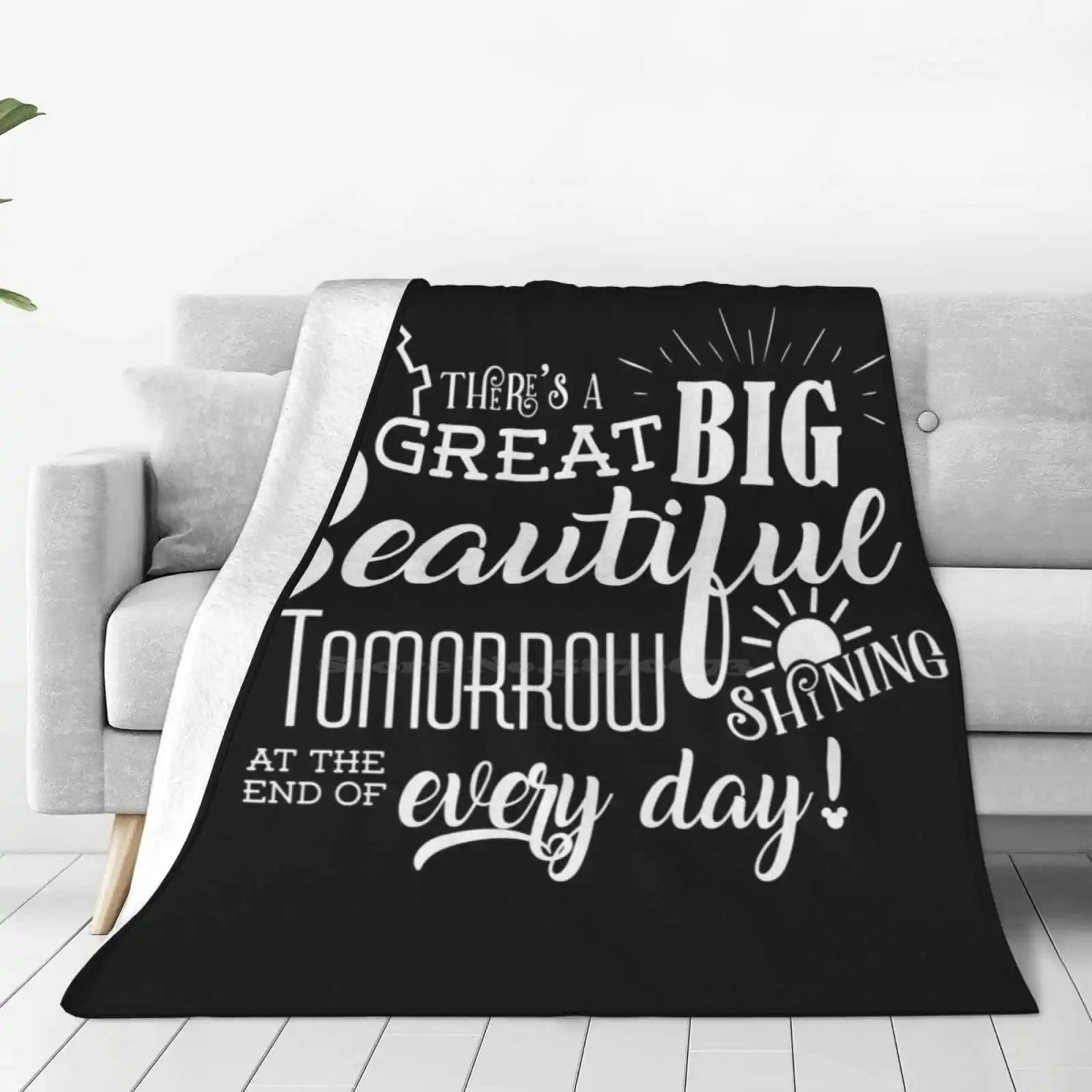 Carousel Of Progress-Great Big Beautiful Tomorrow-1964 Worlds Fair Soft Warm Throw Blanket Walt World Walt Quotes Magic Kingdom