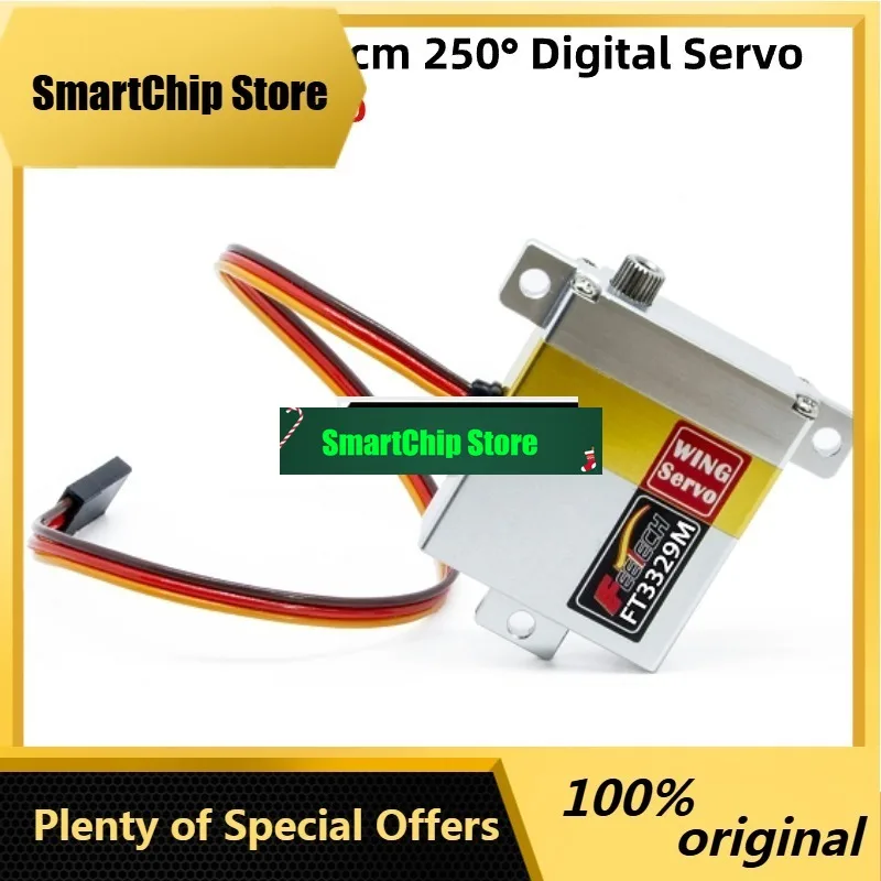SmCp8.4V 11.5kg.cm High Speed 140RPM Slim Digital Servo Motor 250degree Rotation Coreless Motor Servo For RC Model Helicopter Fi