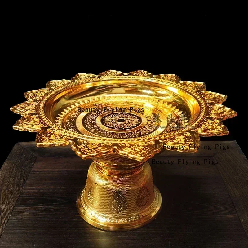 1 pc plastic Fruit tray Buddhist Hall kitchen Living room supplies Temple Sacrifice home decoration Feng Shui Accessories gifts