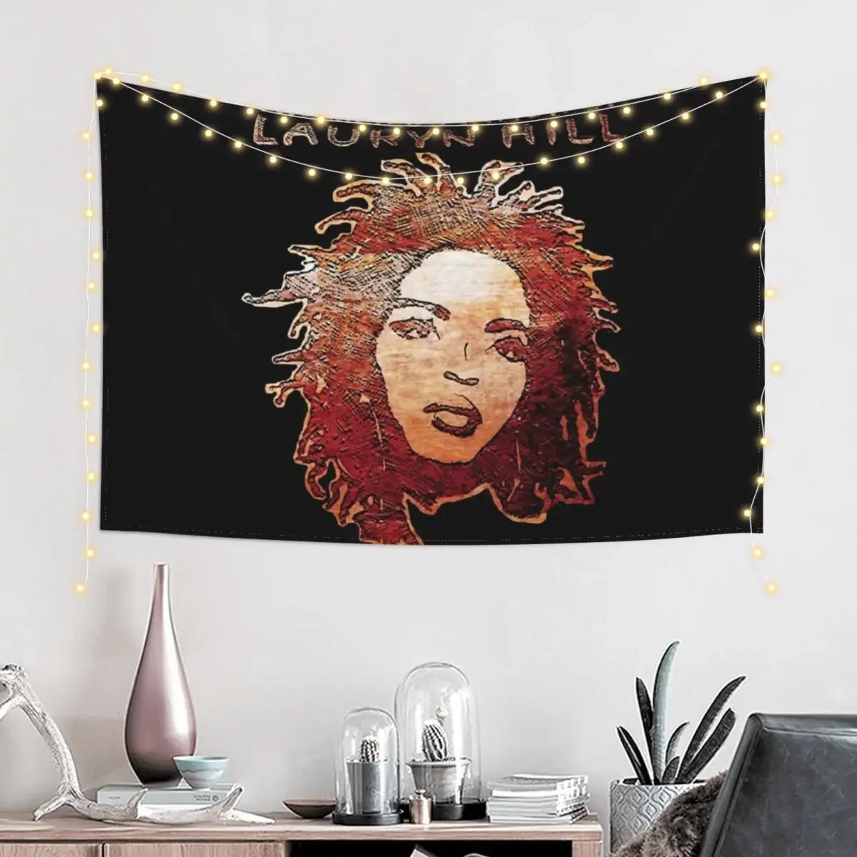 Lauryn Hill Tapestry Decorative Wall Carpet Wall Tapestry