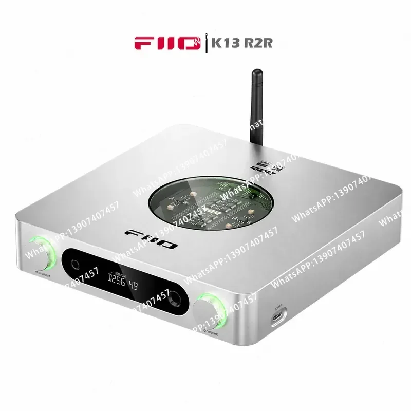 FiiO K13 R2R Desktop DAC & Headphone Amp, High-Fidelity 24Bit R2R DAC, Powerful 2400mW Output, LDAC Bluetooth Streaming,