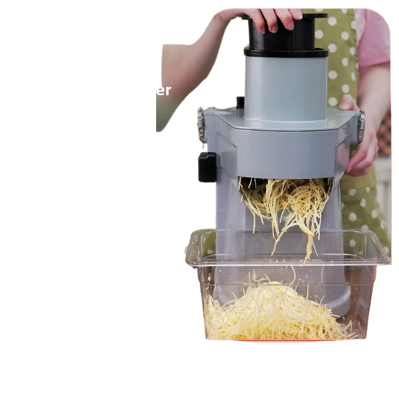 Ginger shredding machine Small scallion cutting machine Electric pepper slicing and ring cutting machine