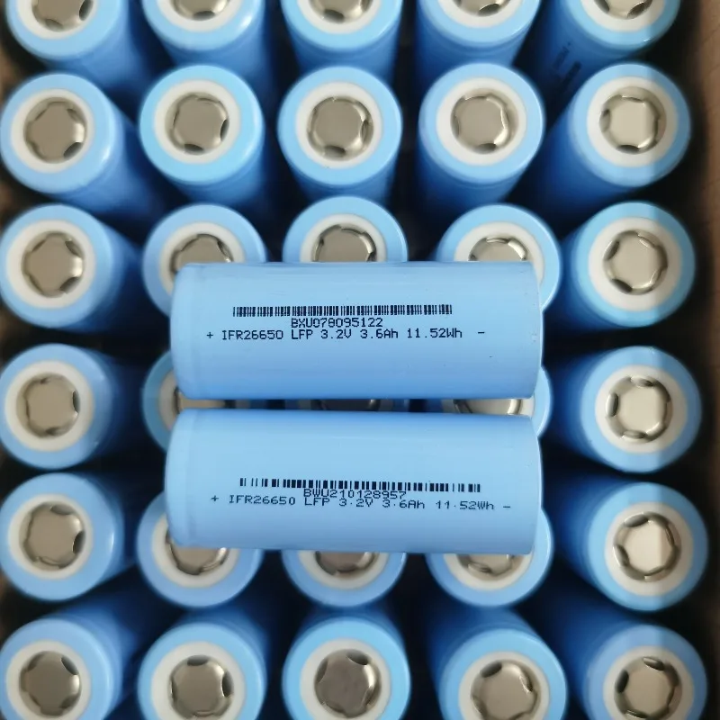 2PCS 26650 3.2V 3600mah LiFePO4 Battery for Electric Vehicles Outdoor Power Storage Electric Off-road Vehicles Emergency Lights view 2