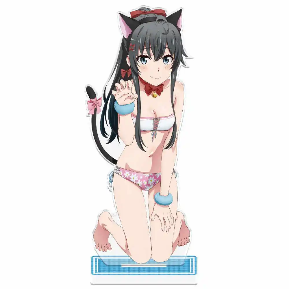 Guo Xiao Luo Anime Store My Teen Romantic Comedy Snafu Climax HD Figures Yukino Yukinoshita Angel Ver Acrylic Stand Fans Gifts