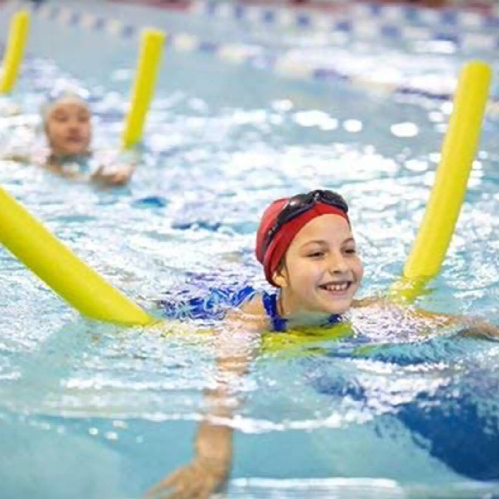 Swimming Pool Foam Noodle Float Aid Swim Noodles Ring Buoyancy Stick Useful For Kids Adult Pool Accessories Reusable