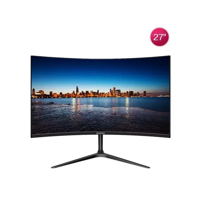 27 inch curved screen 3000R 1920X1080 1K 75Hz 2ms HDMI+VGA desktop display LCD 27