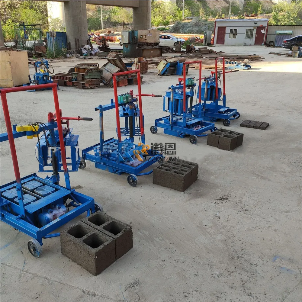 Hollow Manual Cement Interlock Brick Machine Sand Cement Concrete Block Brick Making Machine