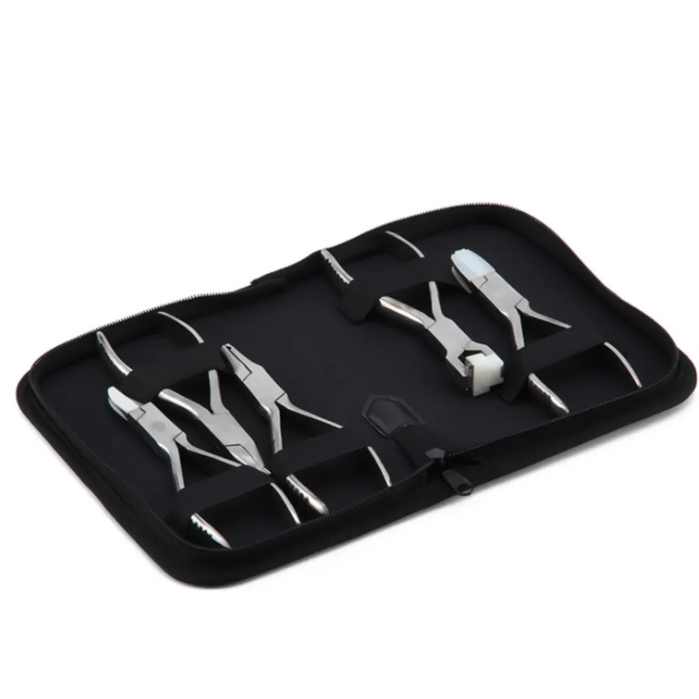 5Pcs Optical Plier Set Glasses Tool Kit Nylon Pocket