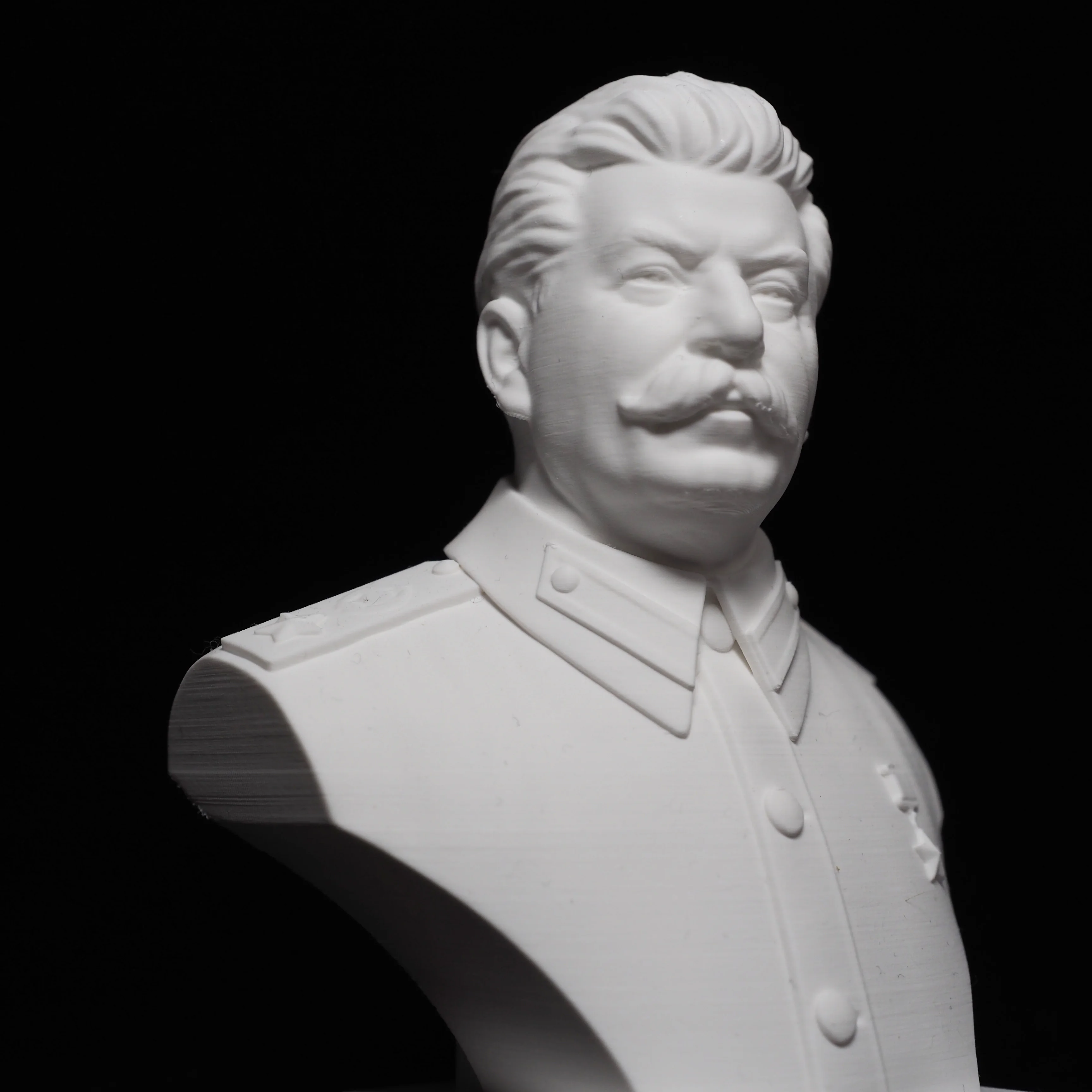 Joseph Stalin Ornaments Statue Hand Model Decoration Bust Crafts Great Man Portrait Desk Desk, 3D Printing PLA Plastic