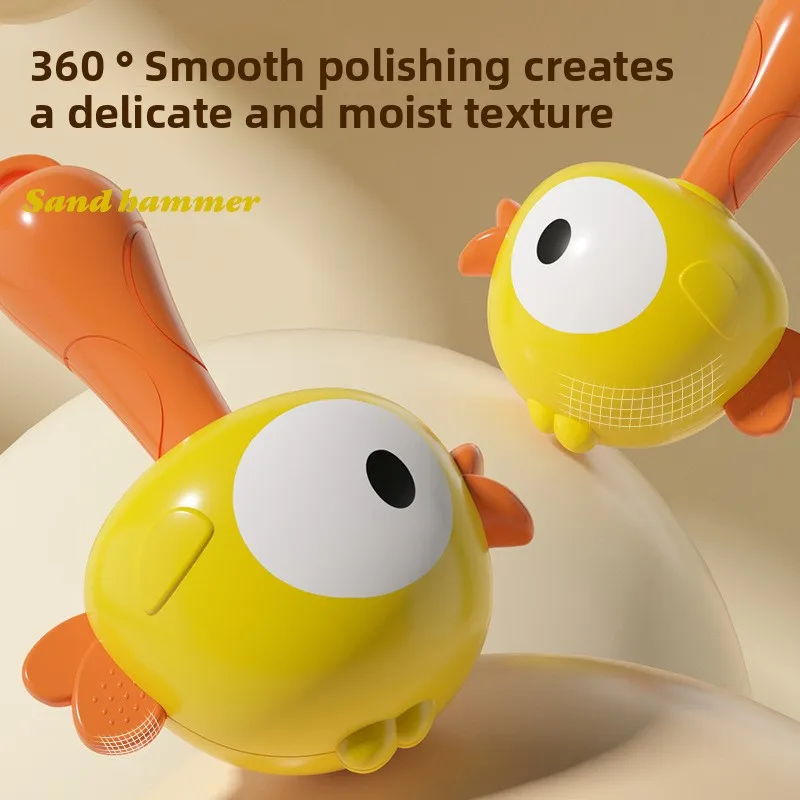 Baby Speelgoed 0-1 Jaar Oud Kikker Kleine Zand Hamer Hand Rammelaar Vroege Onderwijs Zand Hamer Grijpen Praktijk Head-up Pasgeboren Speelgoed