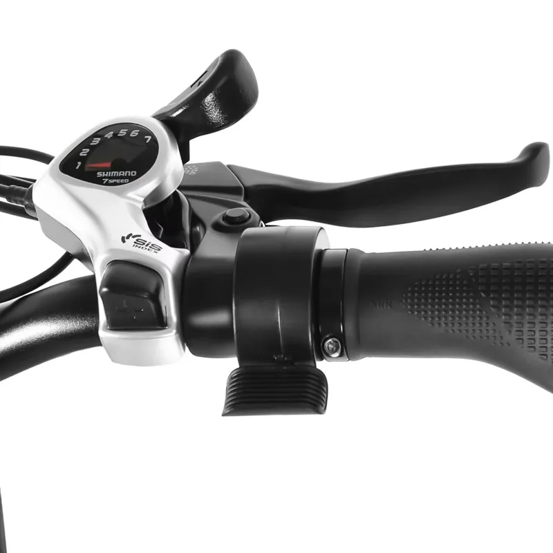 الدراجة الجبلية الكهربائية MTB 500D بطارية ليثيوم مدمجة إطار المدينة 7 سرعات حافة إلكترونية