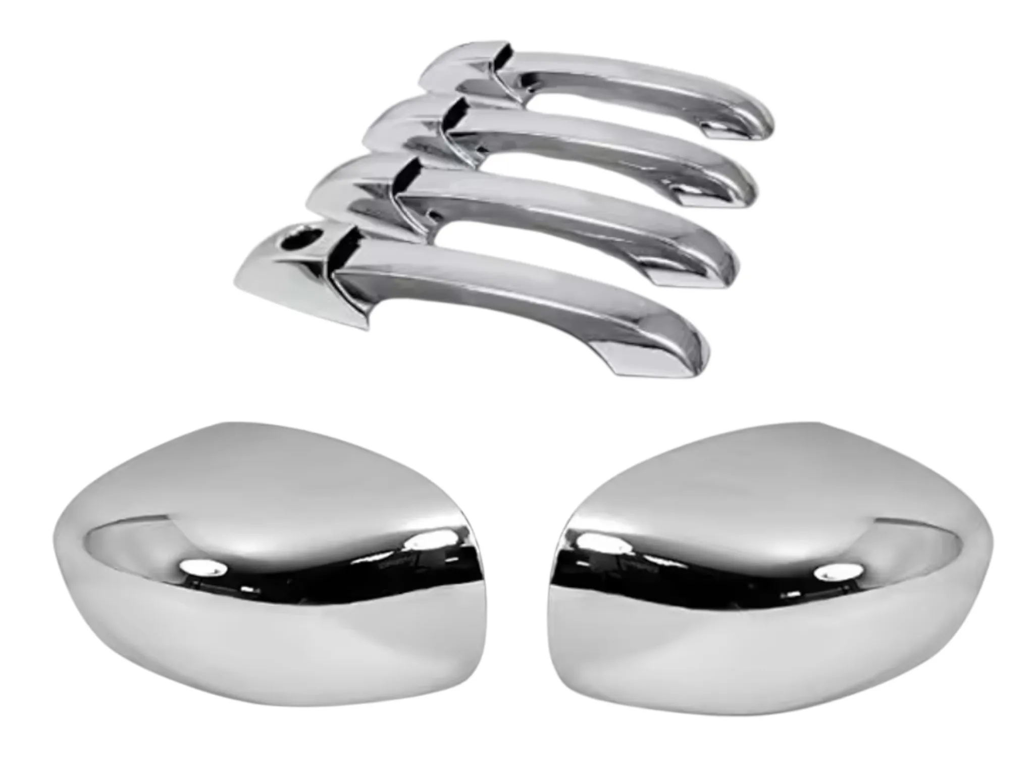 1 Set Chrom-Türgriff und Spiegelabdeckung für 05-10 Chrysler 300 300C (NICHT für 300M / R/T/SRT8 Modell) / 05-08 Dodge Magnum