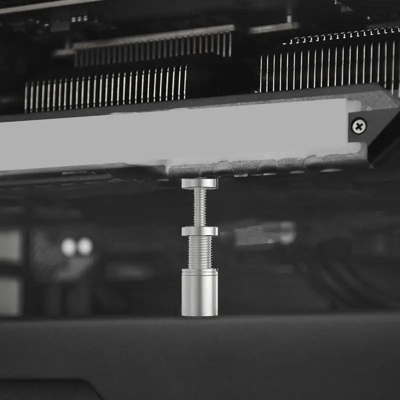 GPU Sag Bracket Stable Alloy Anti Sag GPU Brace Creative Jack Shape Graphics Card Accessories GPU Holder Support For Firm And