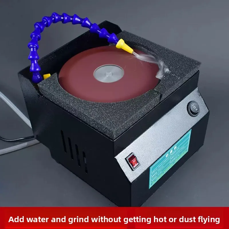 Water-Cooled Electric Knife Sharpener with 150mm Wet/Dry Wheel & Adjustable Speed