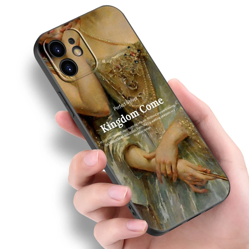 Renaissance Art Aesthetic Retro Black Case For Huawei Pura70 Pro Plus P60 Pro P50 P40 P30 P20 Pro P10 Lite PSmart Z PSmart 2021