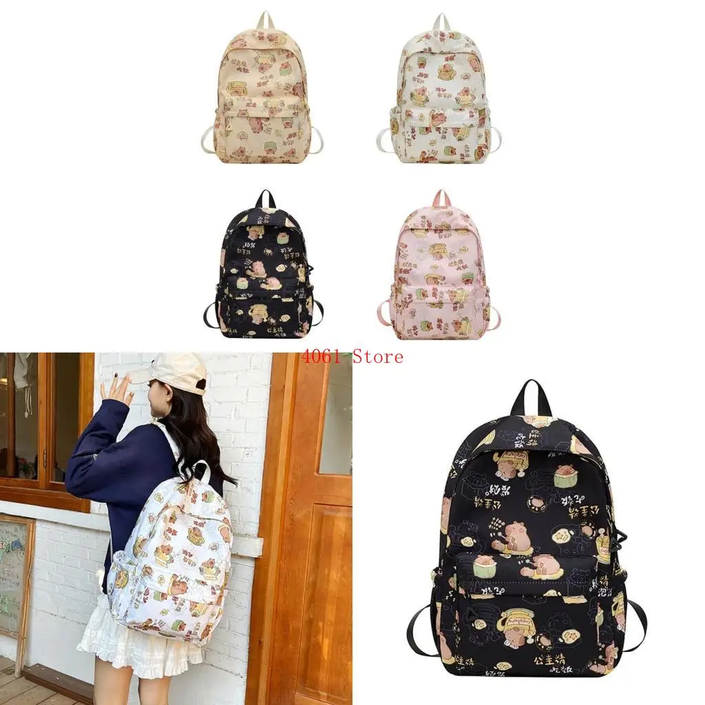 

Aesthetic Backpack Student School Bag Travel Backpack Laptop Bag for Daily