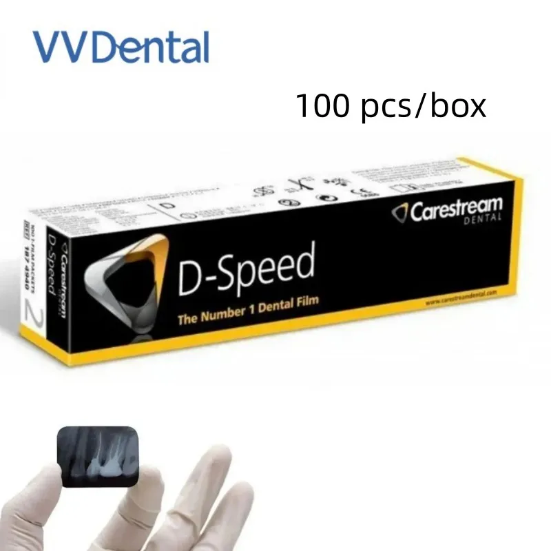 

VV Dental 100pcs X-ray Film Digital Carestream Intraoral D-Speed Xray Image Film Dentist X Ray Film Meterial For Dental Clinic